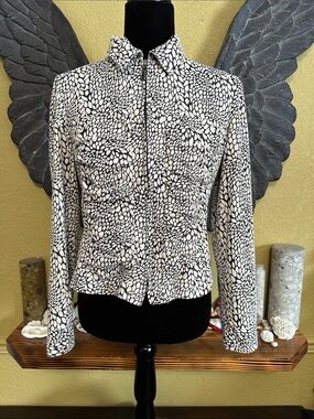 Joseph Ribkoff vintage Zip up light dressy Jacket